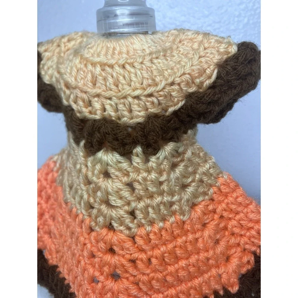 VTG Orange‎ Tan Brown 7